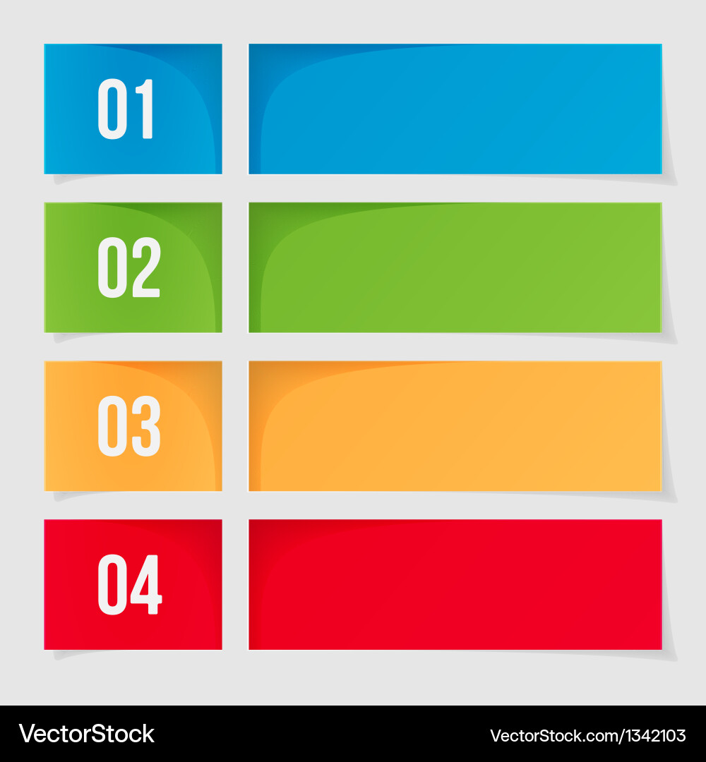 Design template for infographics web layout vector image