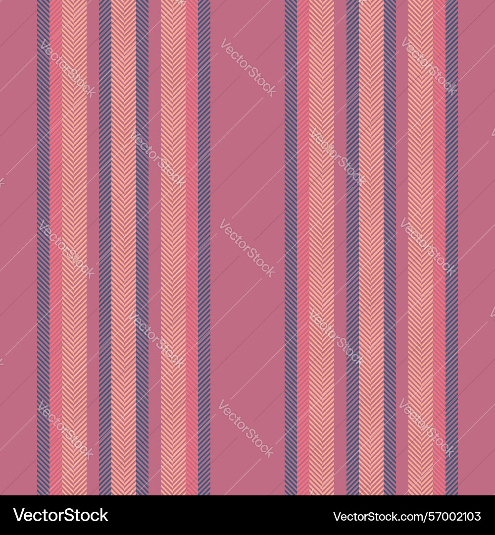 Elegant herringbone stripe pattern in mauve coral vector image