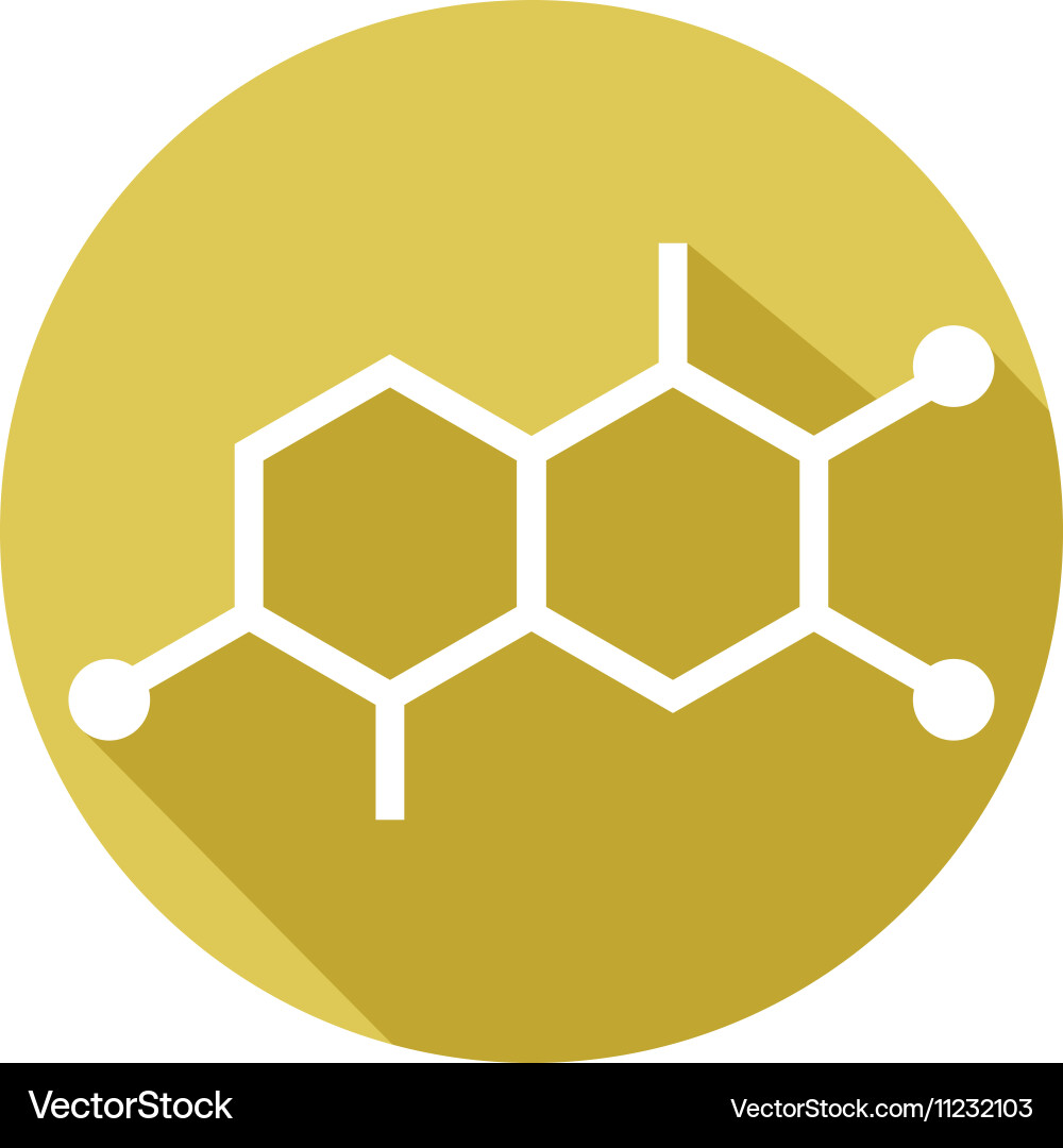 Molecular Icon - Connection & Structure vector image
