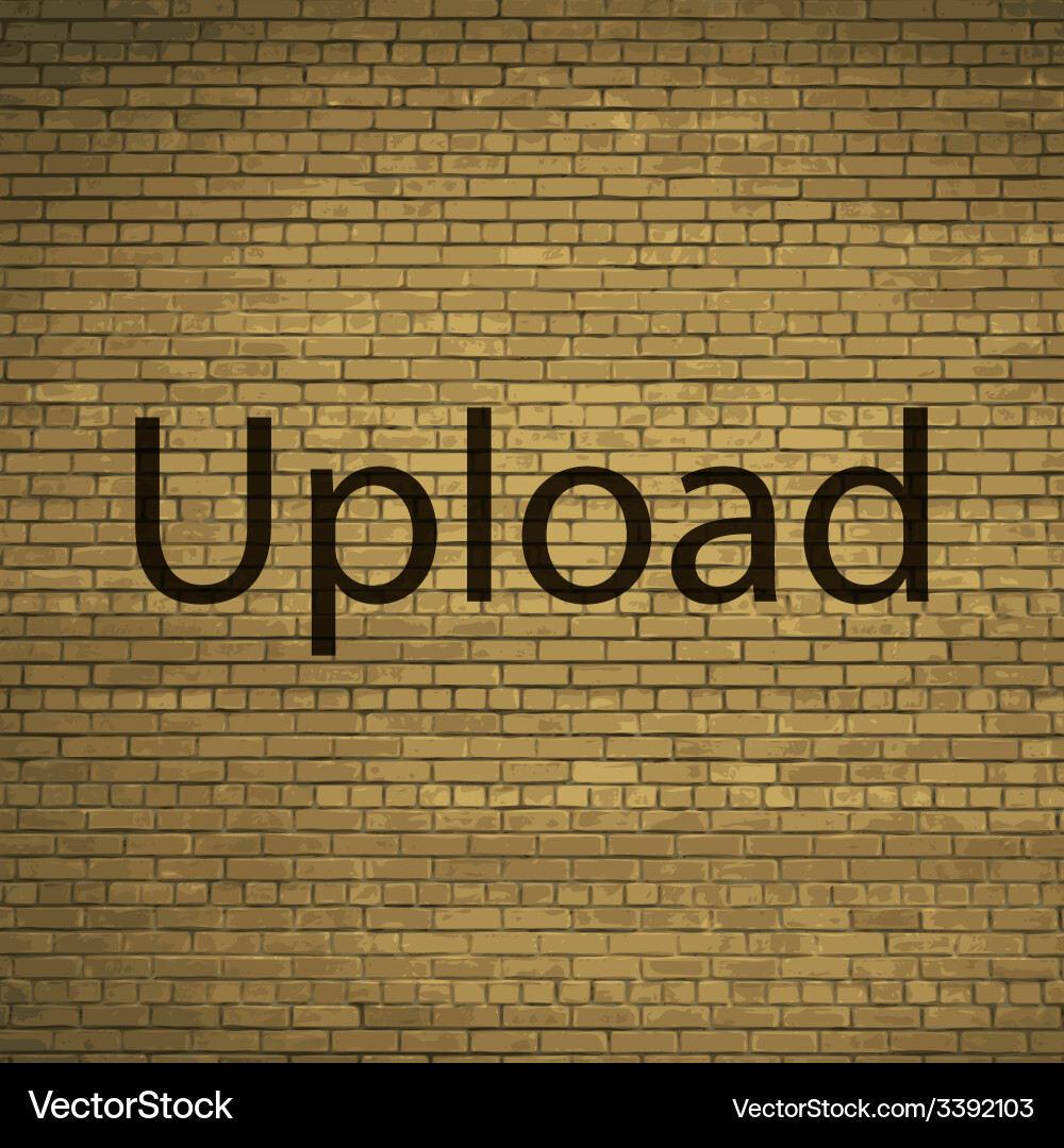 Upload icon symbol flat modern web design Vector Image