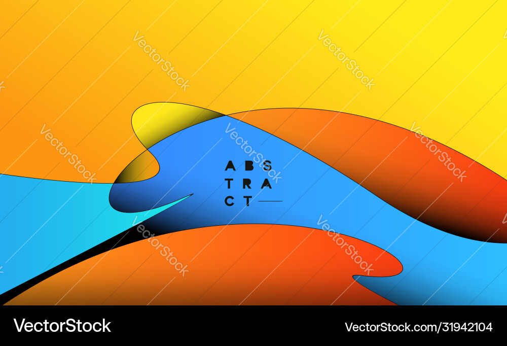 Abstract colorful pattern design and background vector image