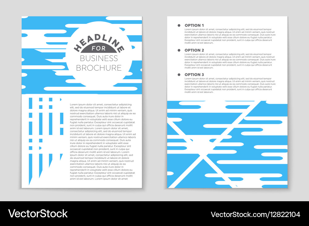 Abstract layout background set for art Vector Image