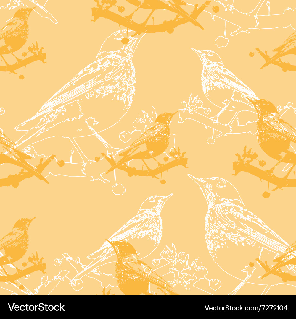 Bird pattern Vector Image