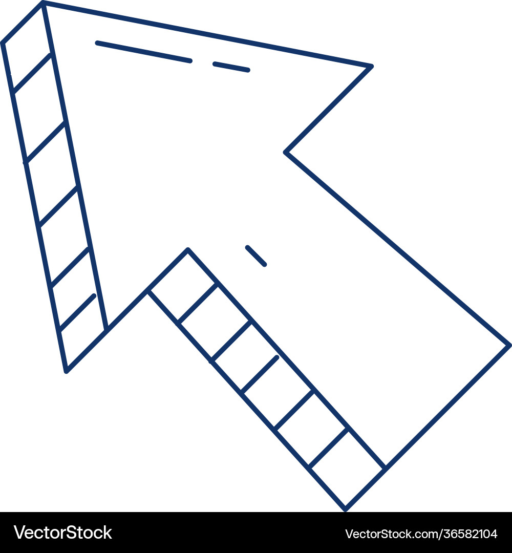 Click arrow cursor vector image