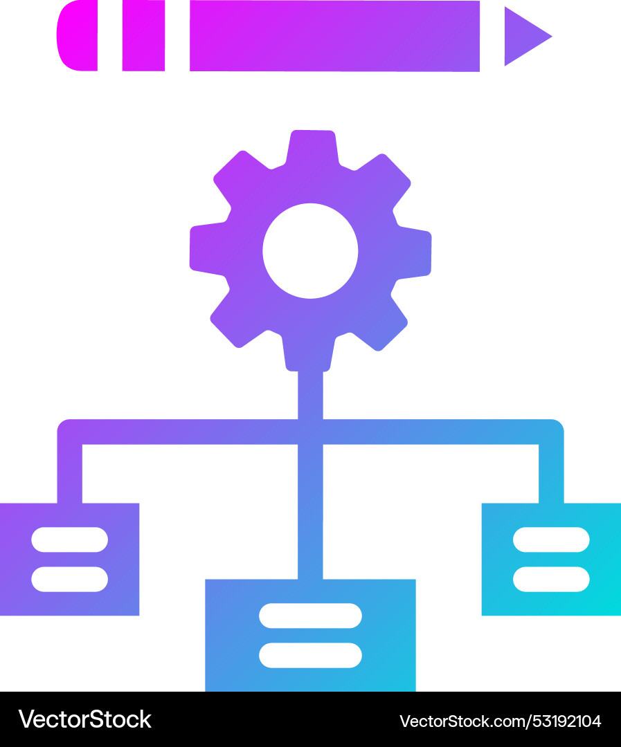 Framework icon design Vector Image