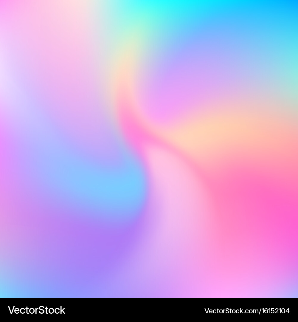 Iridescent Color Gradient Background vector image