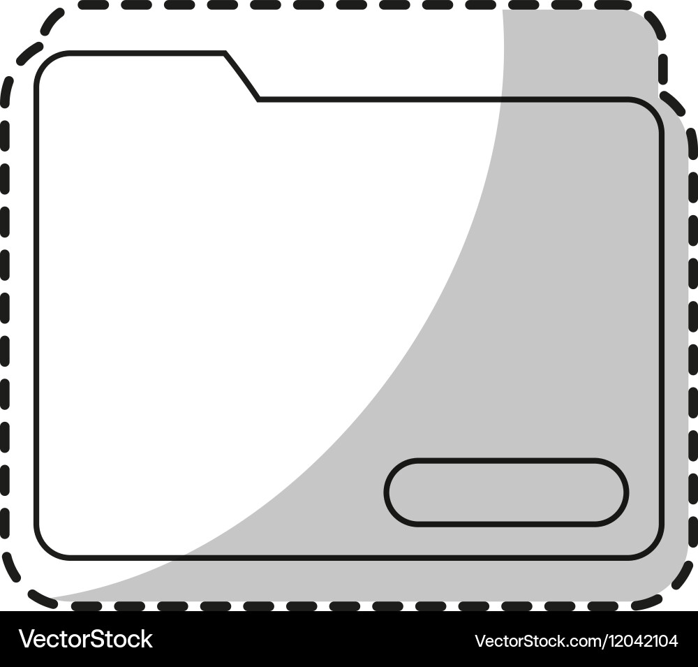 Isolated file design Vector Image