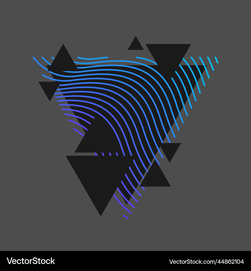 Modern abstract elements with dynamic waves Modern abstract elements with dynamic waves vector image