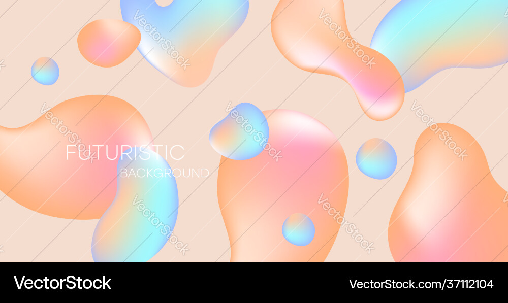 Realistic background with colorful bubbles Realistic background with colorful bubbles vector image