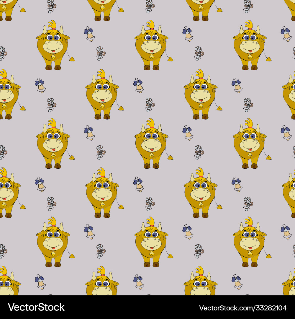 Seamless pattern with new years Seamless pattern with new years vector image