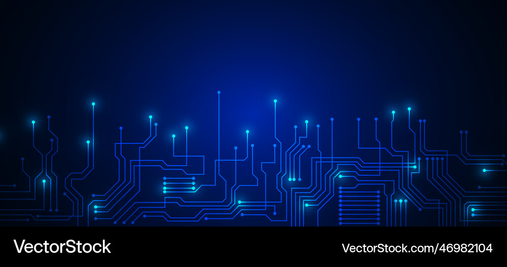 Technology background with hi-tech digital data Technology background with hi-tech digital data vector image