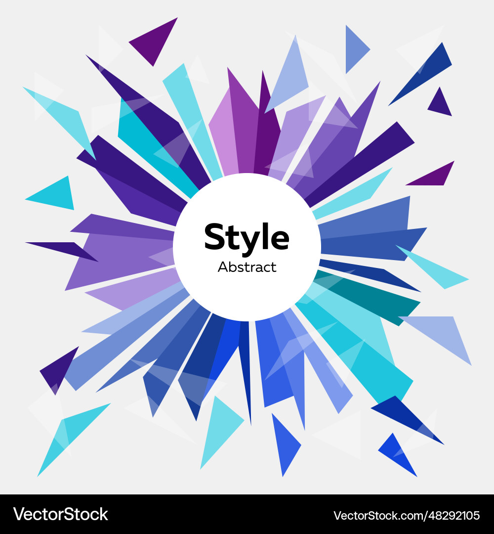 Abstract background templatestyle design vector image