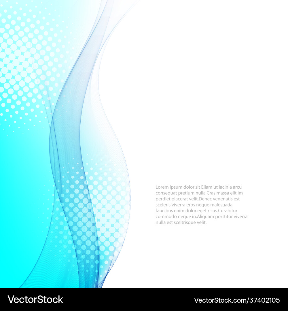 Abstract blue wave element flow background Abstract blue wave element flow background vector image