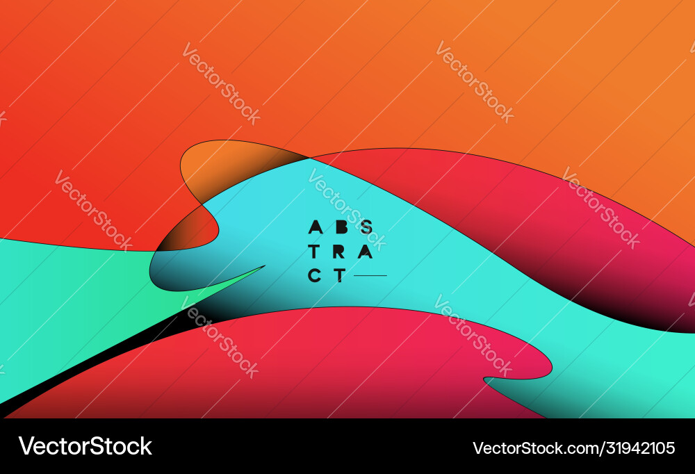 Abstract colorful pattern design and background Vector Image