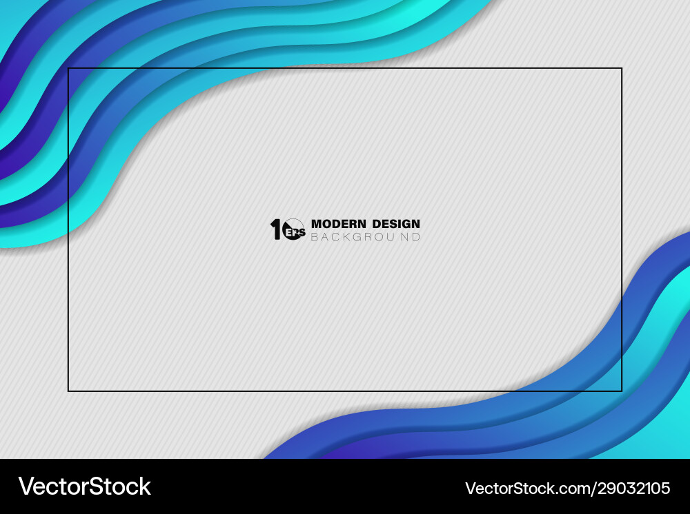 Abstract gradient blue wavy pattern design Abstract gradient blue wavy pattern design vector image