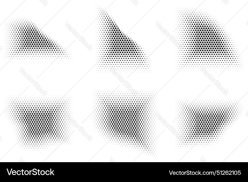 Halftone star pattern reprographic technique vector image