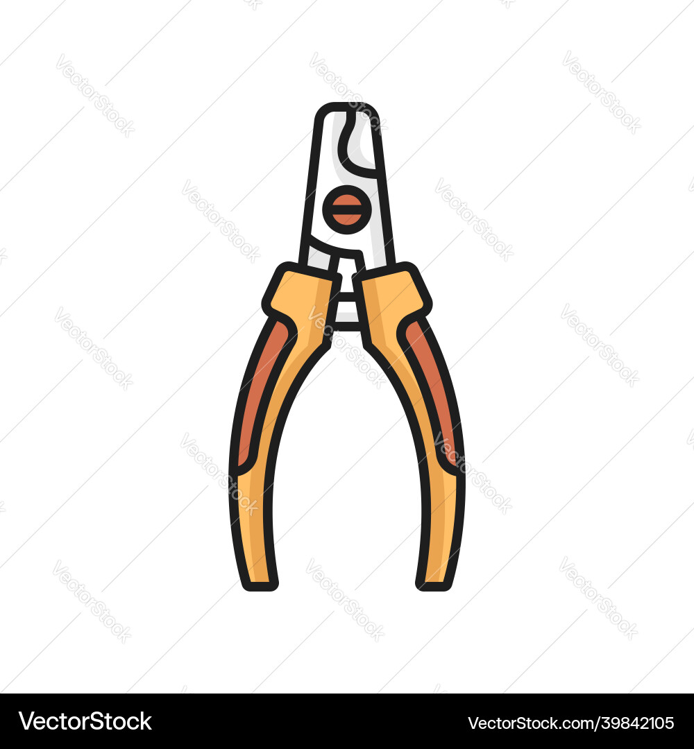 Nail clippers for pets dogs and cats isolated icon Nail clippers for pets dogs and cats isolated icon vector image