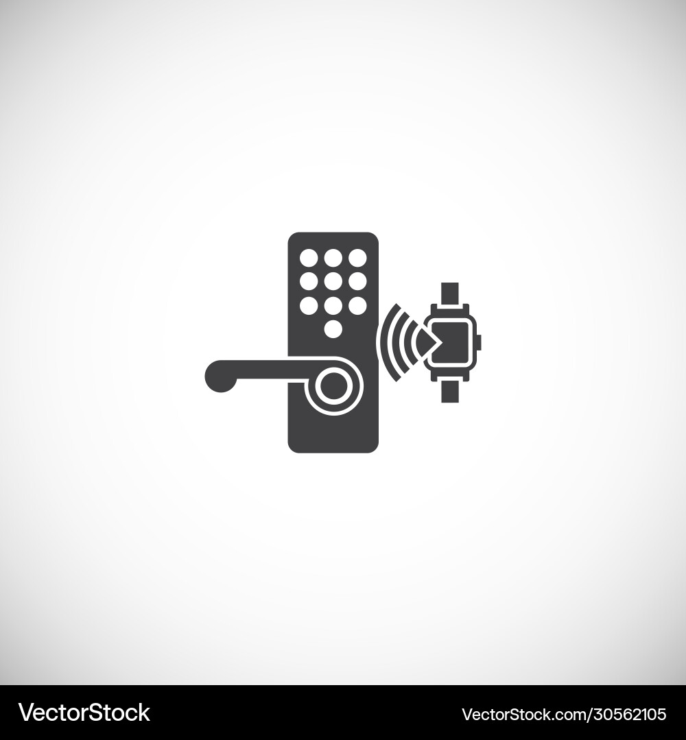 Nfc related icon on background for graphic and web Nfc related icon on background for graphic and web Vector Image