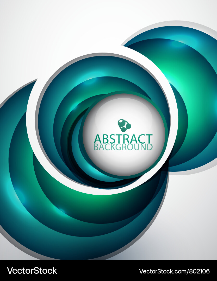 Circle abstract background vector image