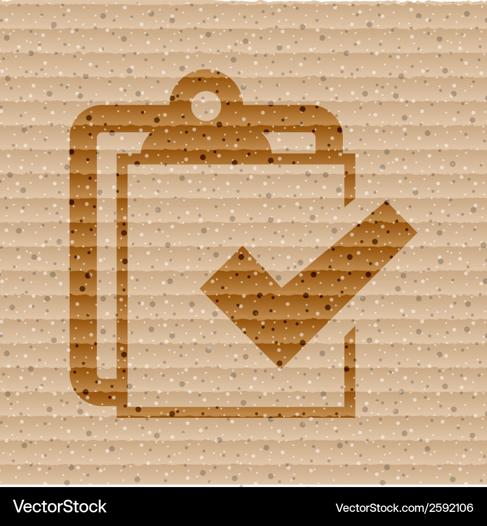 Notepad paper documents flat modern web button Vector Image