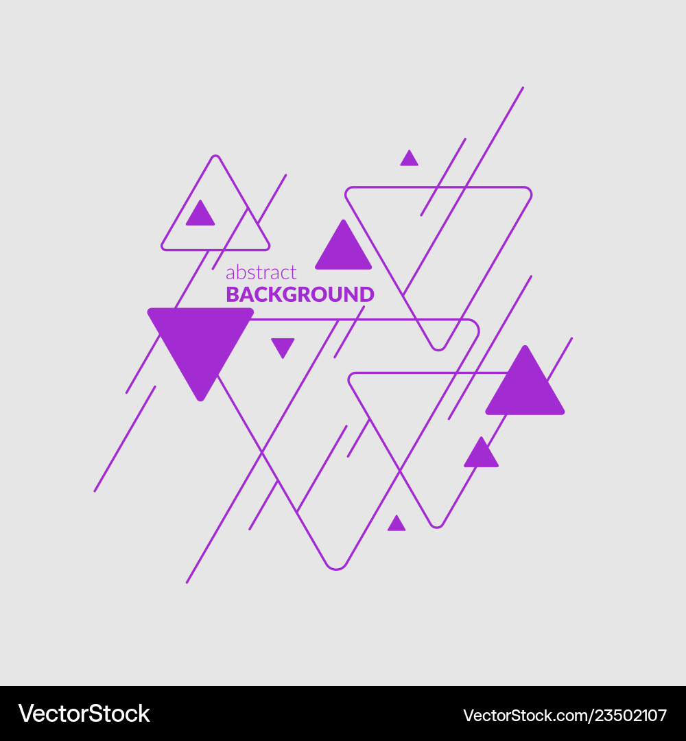 Abstract geometric background with triangles Abstract geometric background with triangles vector image