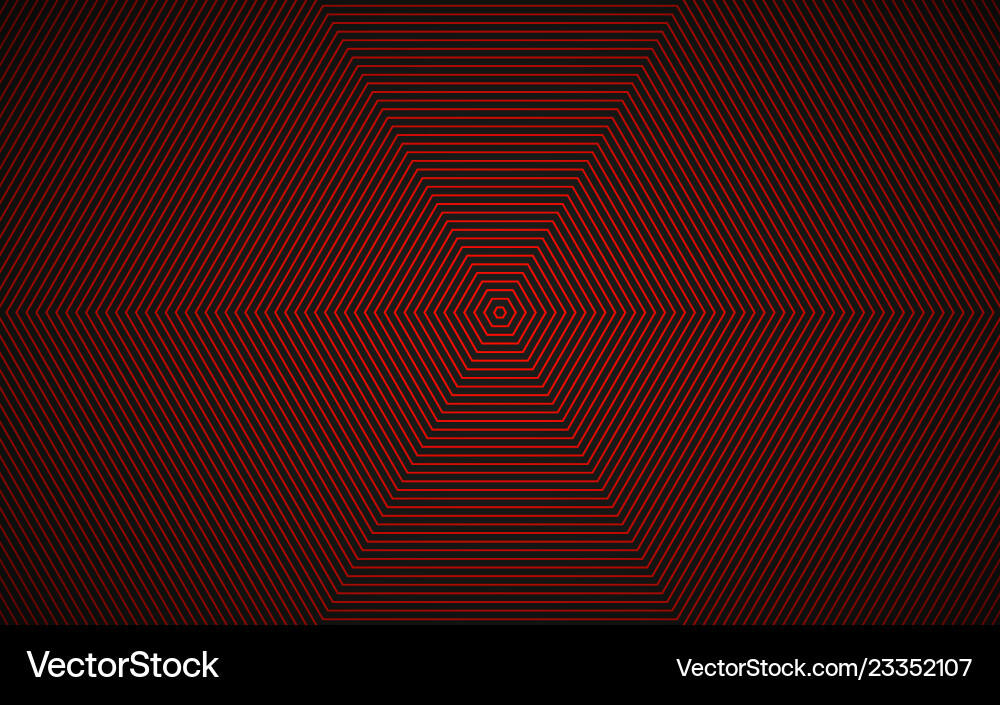 Abstract red black hexagonal background Abstract red black hexagonal background vector image