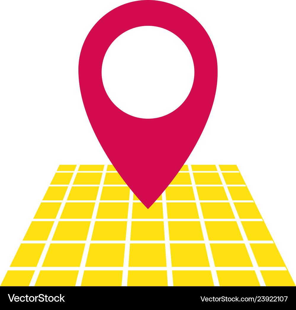 Map pointer icon symbol of navigation location Vector Image