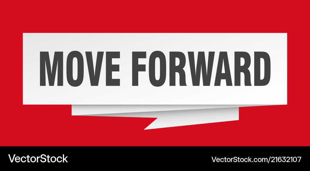 Move forward Vector Image
