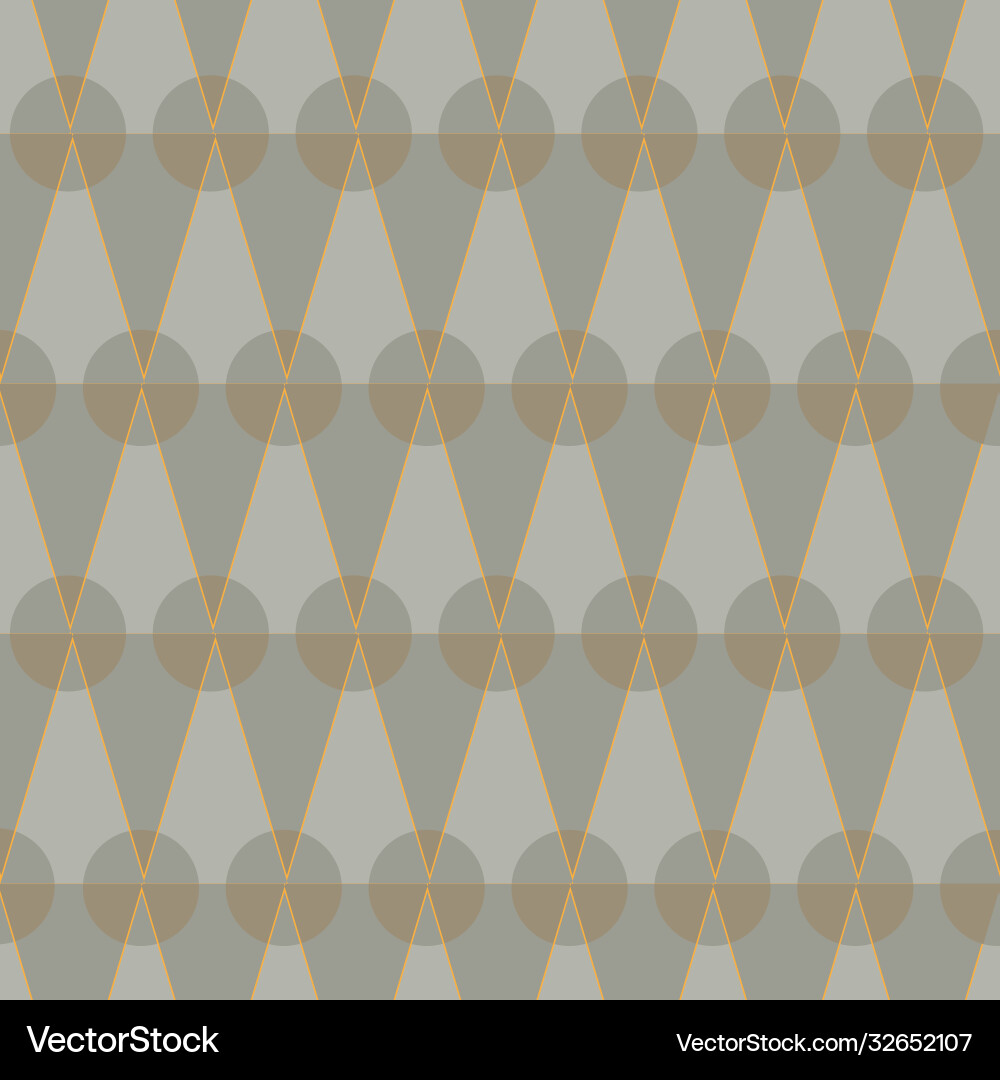Seamless pattern with triangles and cirles Seamless pattern with triangles and cirles vector image
