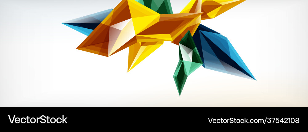 3d triangles and pyramids abstract 3d triangles and pyramids abstract Vector Image