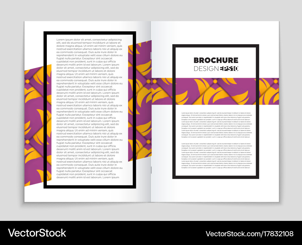 Abstract layout background set for art vector image