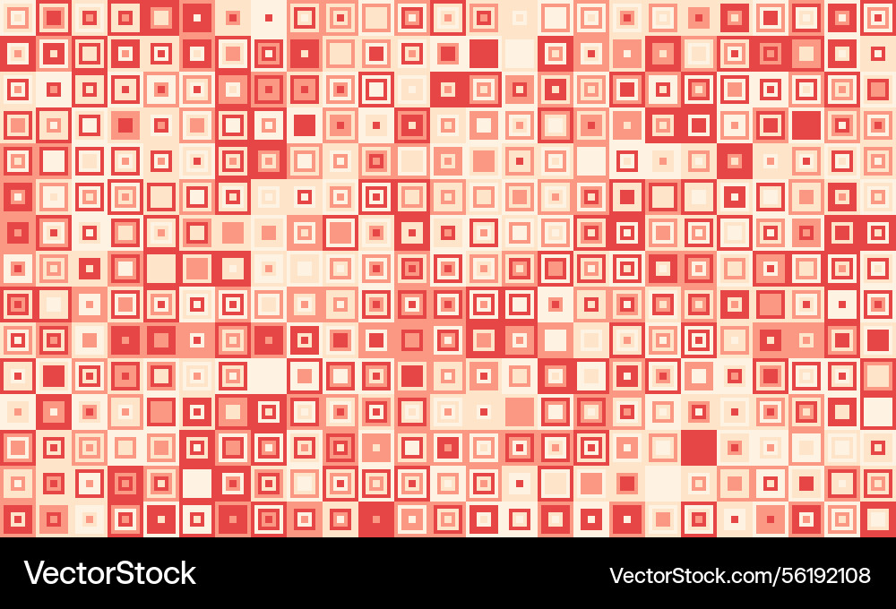 Abstract red square pattern background versatile Vector Image