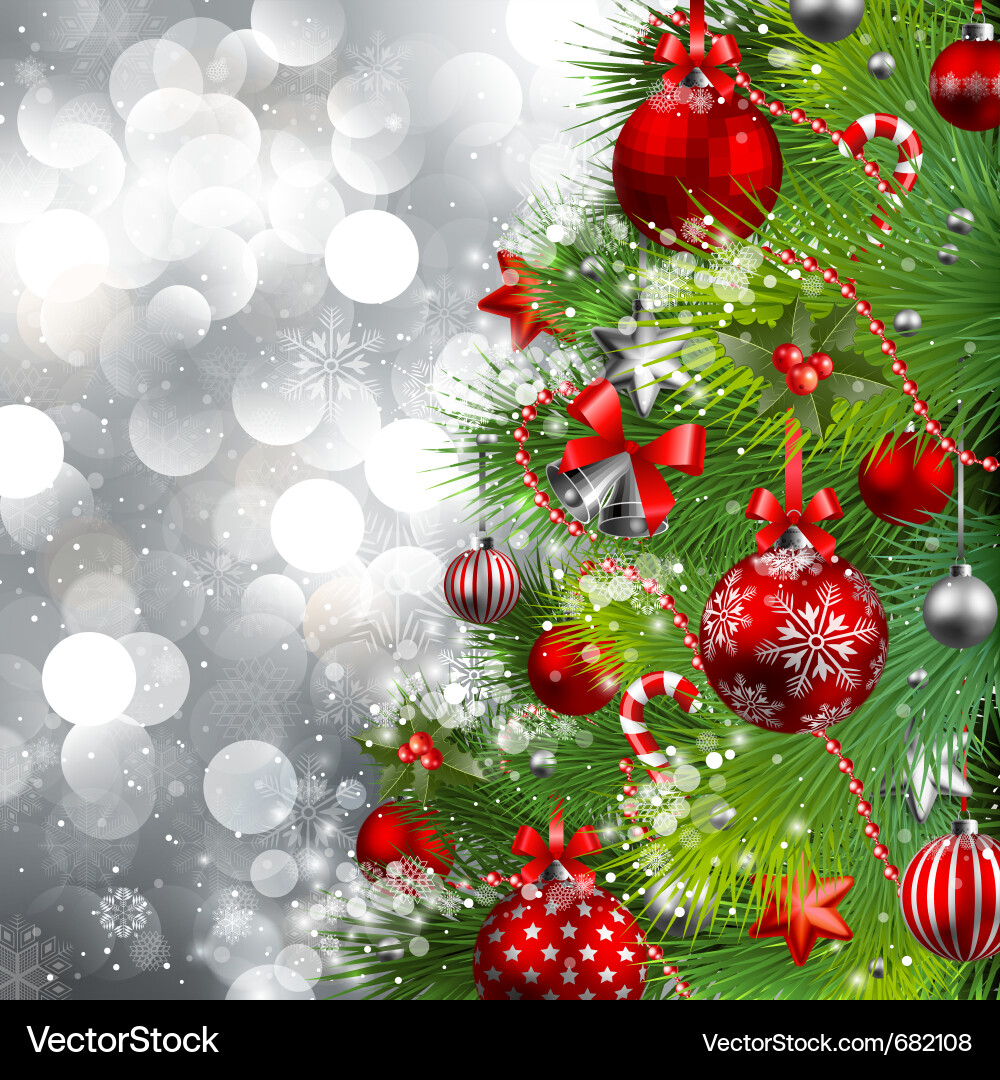 Christmas background Royalty Free Vector Image