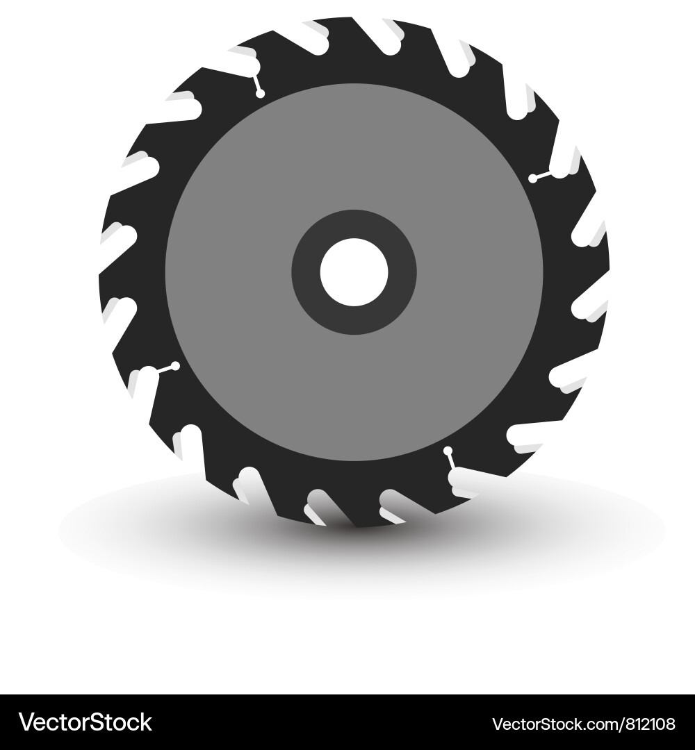 Circular Saw Blade vector image