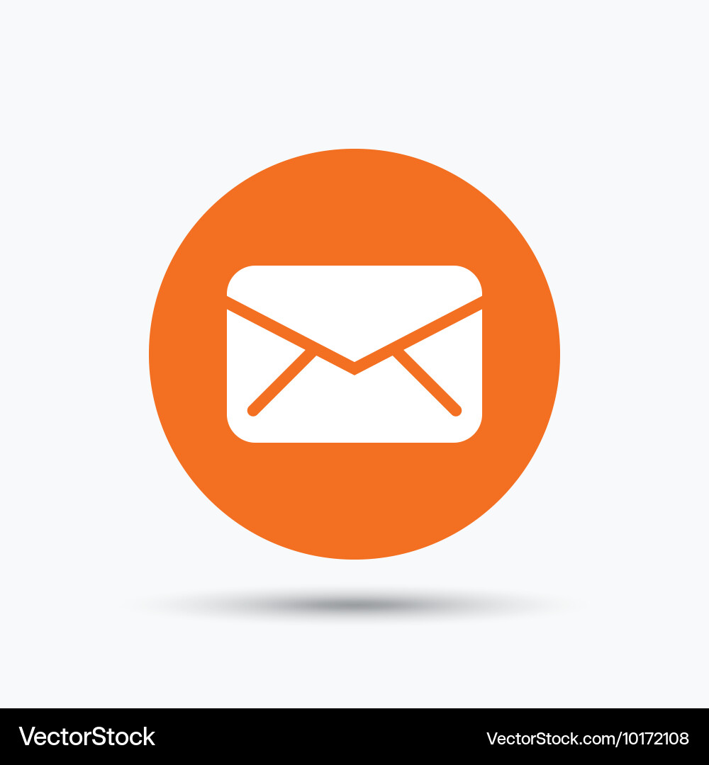 Envelope icon send message sign vector image