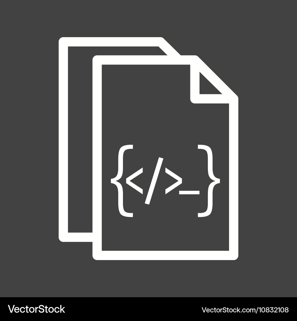 Programmierungsdokumentation vektorbild