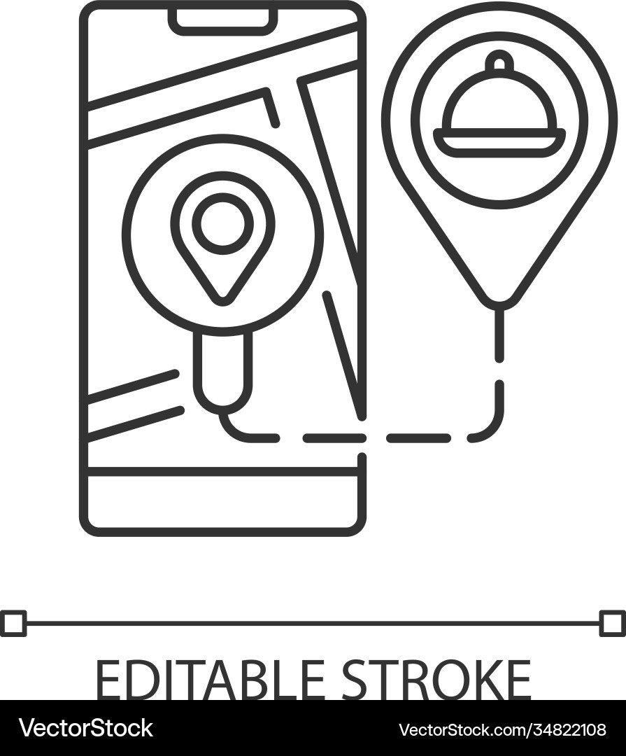 Real-Time Order Tracking Icon Vector Image