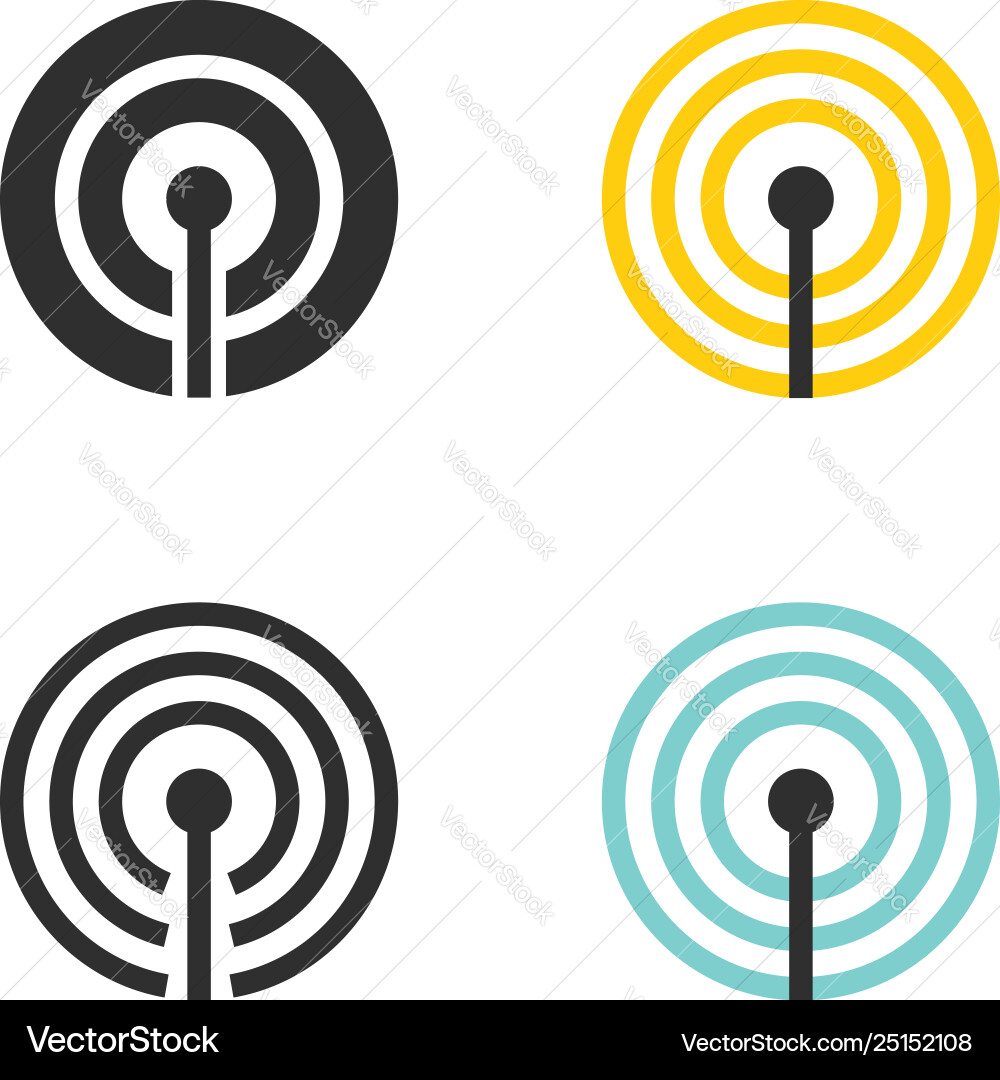 Wireless connection icon Vector Image