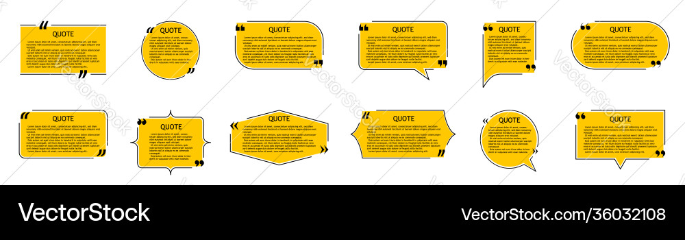 Zitat Text in Box Zitat Kommentar Dialog Zitat Text in Box Zitat Kommentar Dialog vektorbild