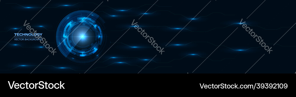 Abstract digital hud gui ui technology glowing Abstract digital hud gui ui technology glowing vector image