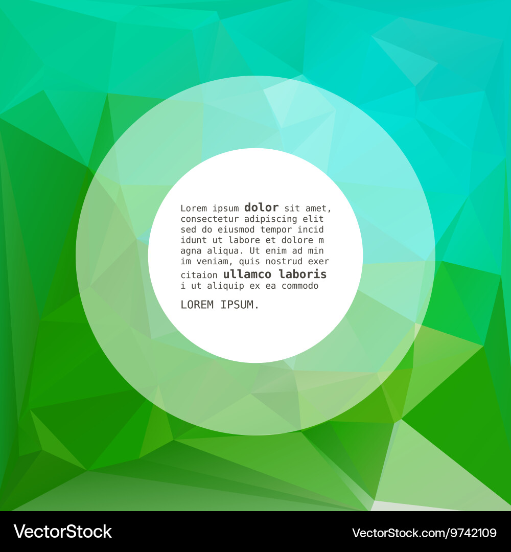 Geometric triangular abstract background vector image