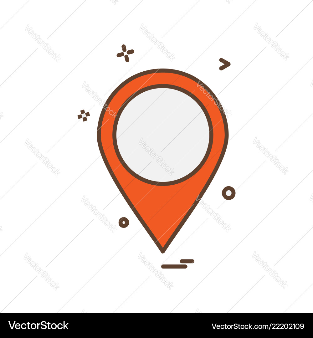 Navigation icon design Vector Image