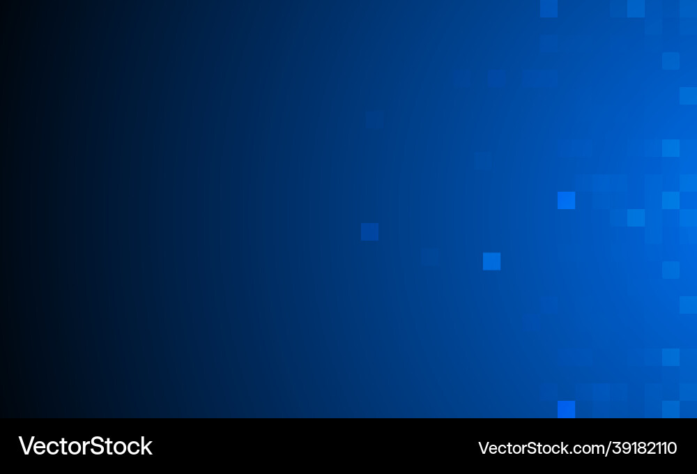 Abstract blue random pixel background design Abstract blue random pixel background design vector image
