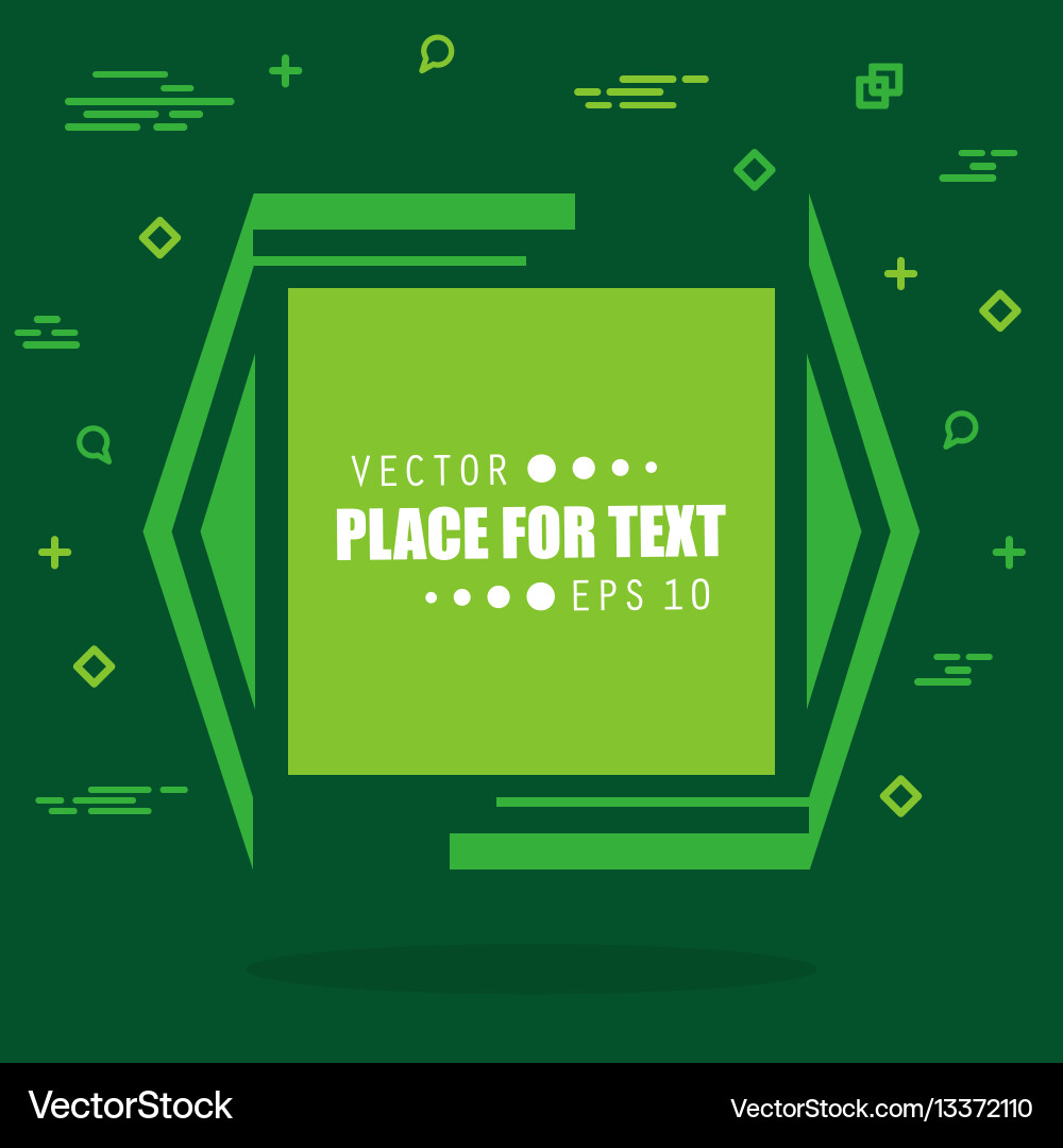 Abstract concept empty speech square quote Vector Image