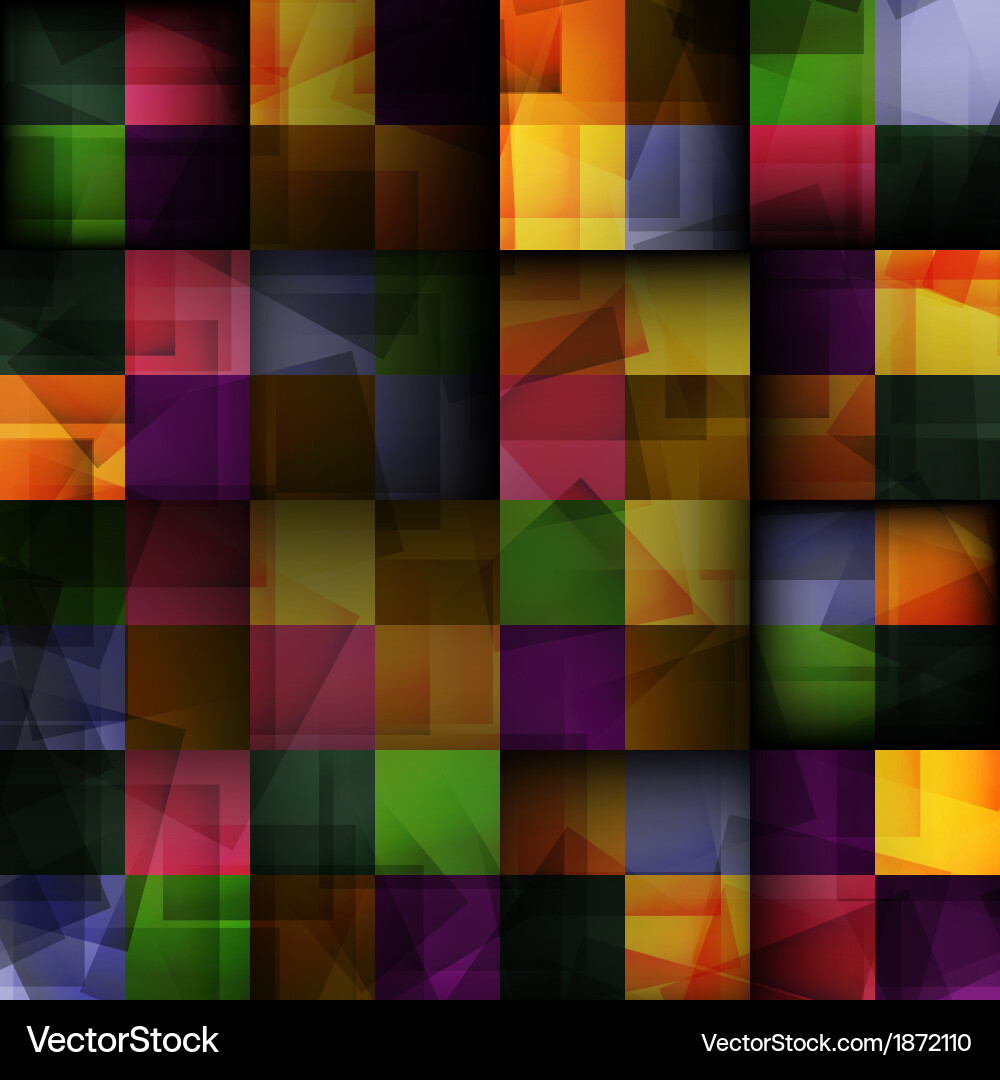 Abstract square seamless background vector image