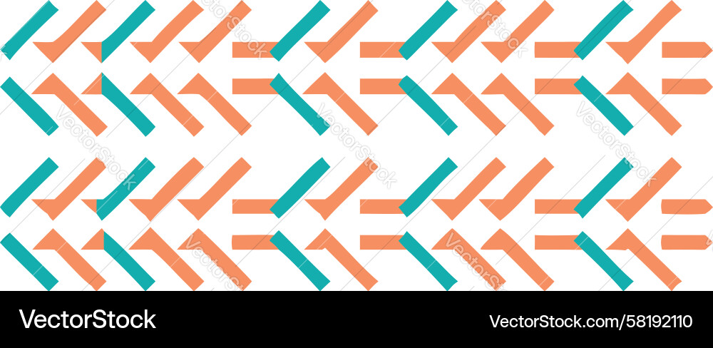 Arrow Dash Pattern - Abstract Vector Image