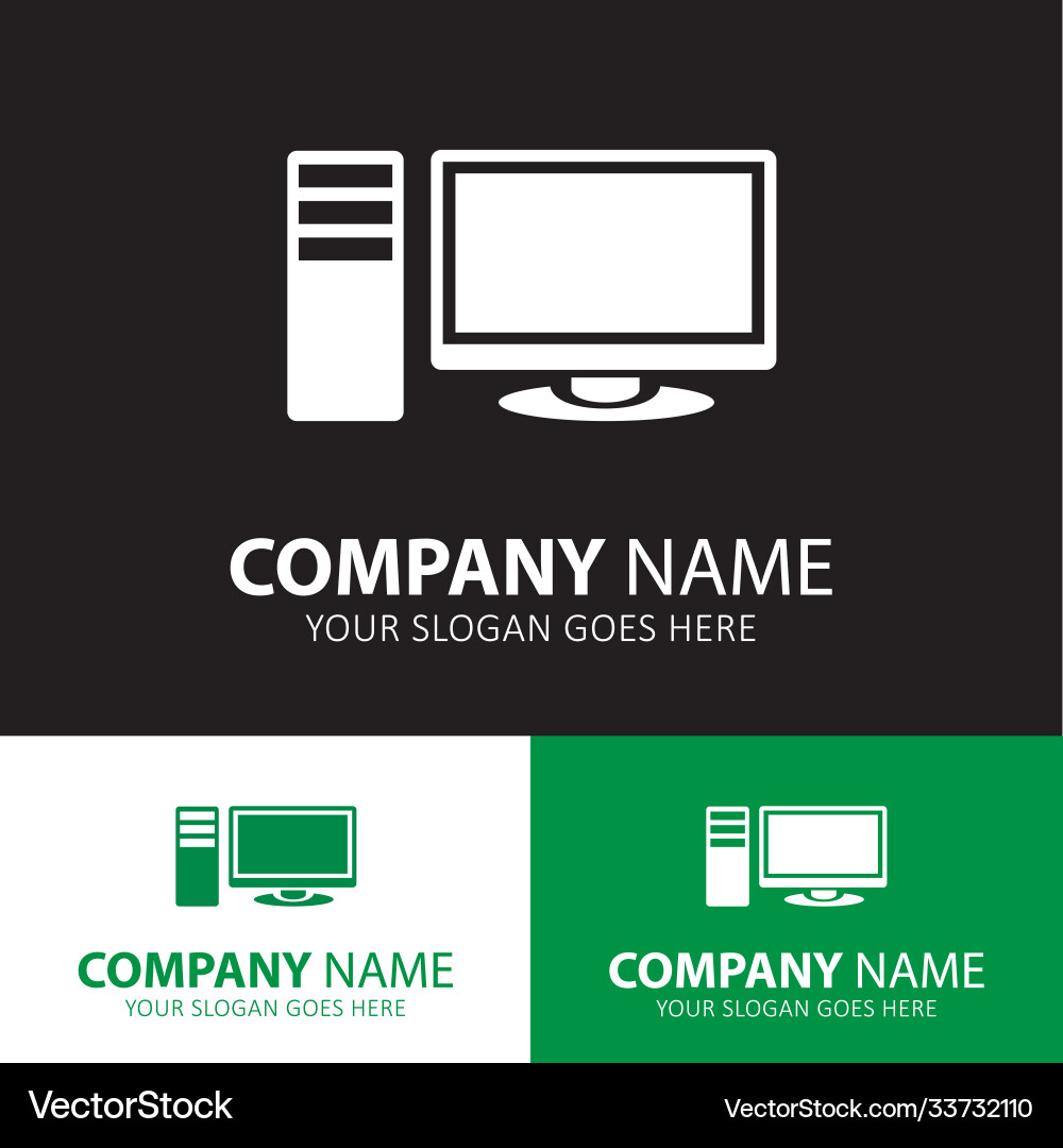 Computer icon Vector Image