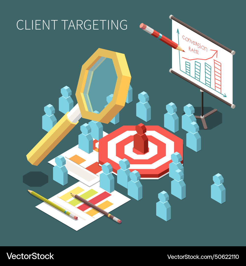 Conversion rate optimization concept Conversion rate optimization concept Vector Image