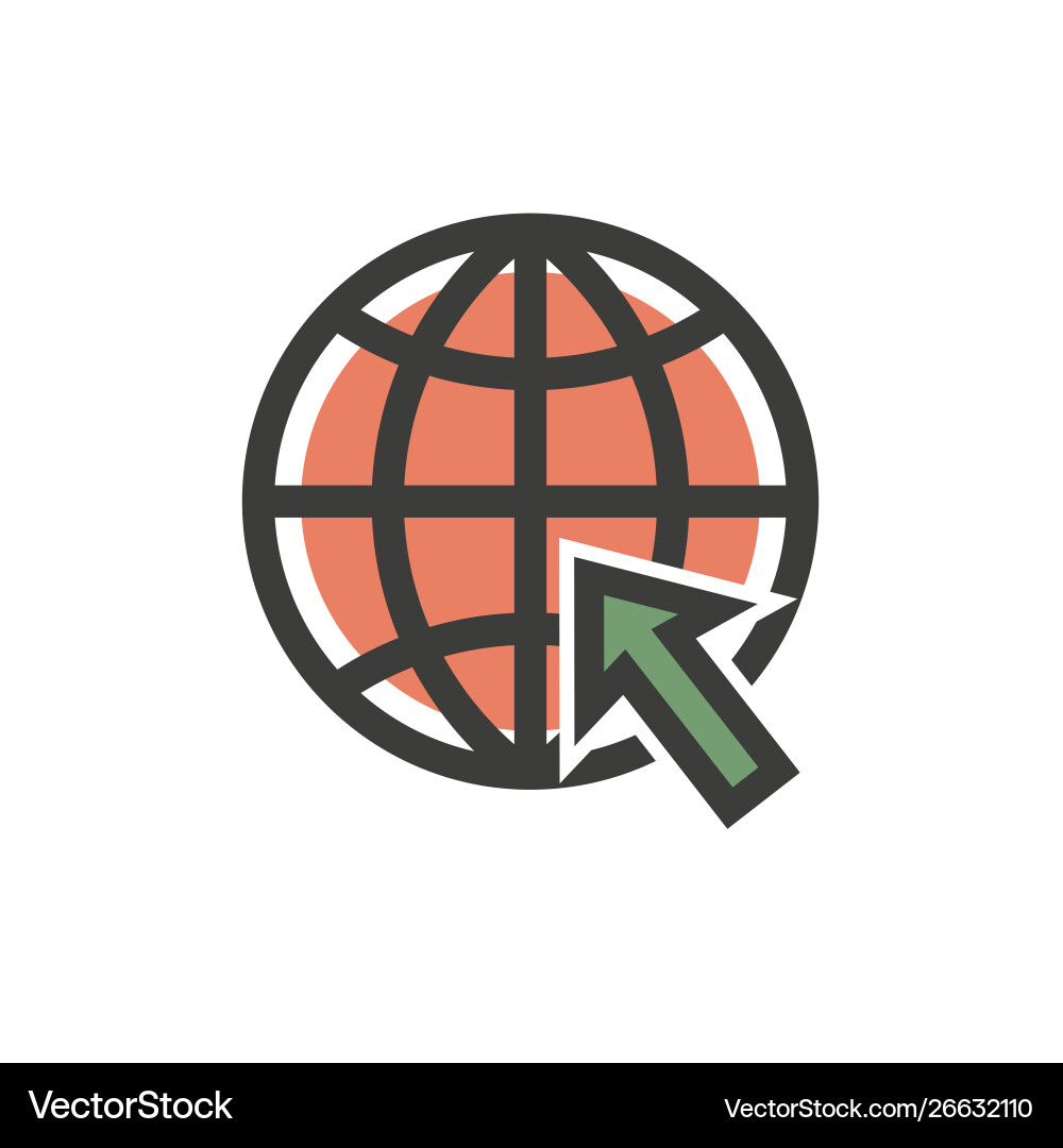 Go to icon simple flat Go to icon simple flat vector image