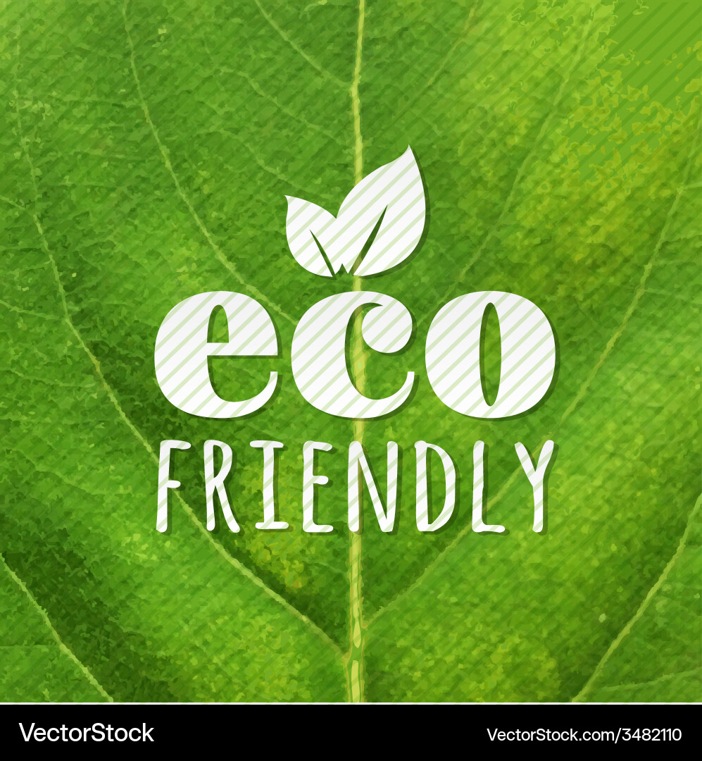 Green Leaf Texture Background Royalty Free Vector Image